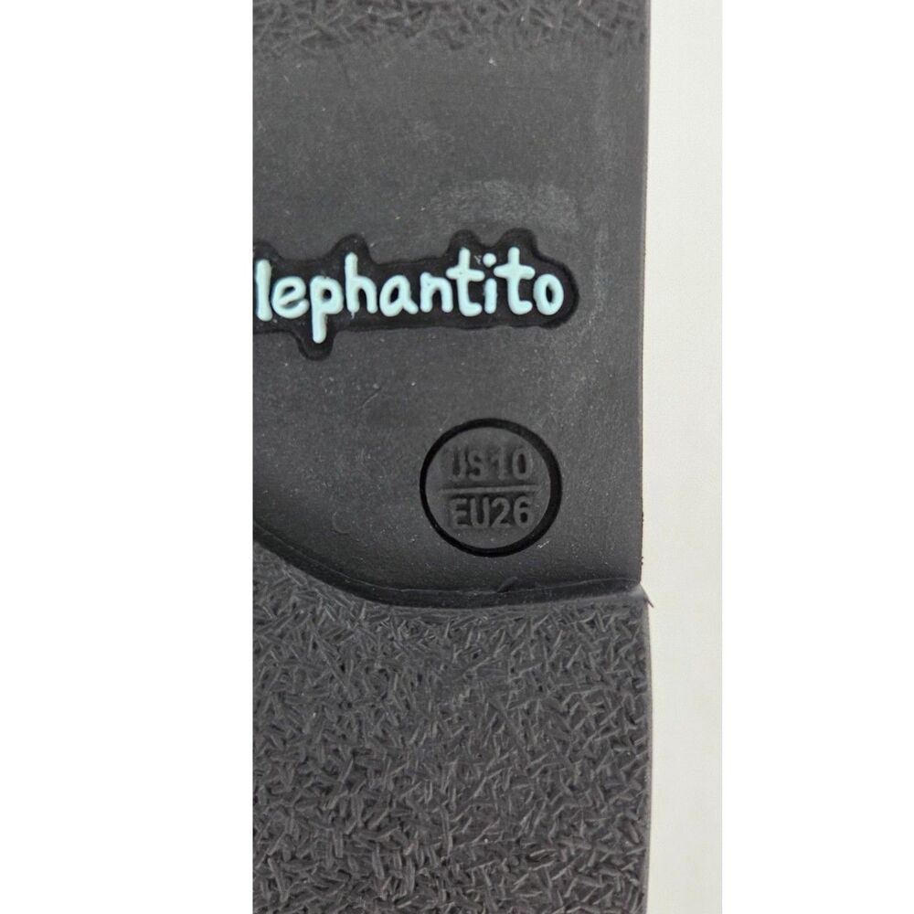 Elephantito Black Leather Mary Jane Dress Shoes NEW Size US 10 Toddler - Picture 7 of 8